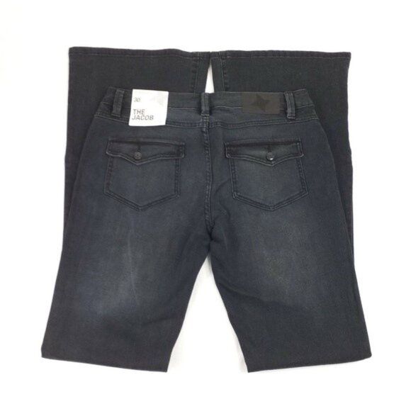 BCBGeneration The Jacob Black Stonewash Bell Bottom Denim Jeans Womens 30 NWT - Picture 5 of 13